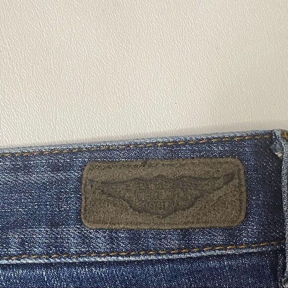 Harley Davidson | Flare Jeans 12 Long  33.5 inseam - Picture 8 of 9
